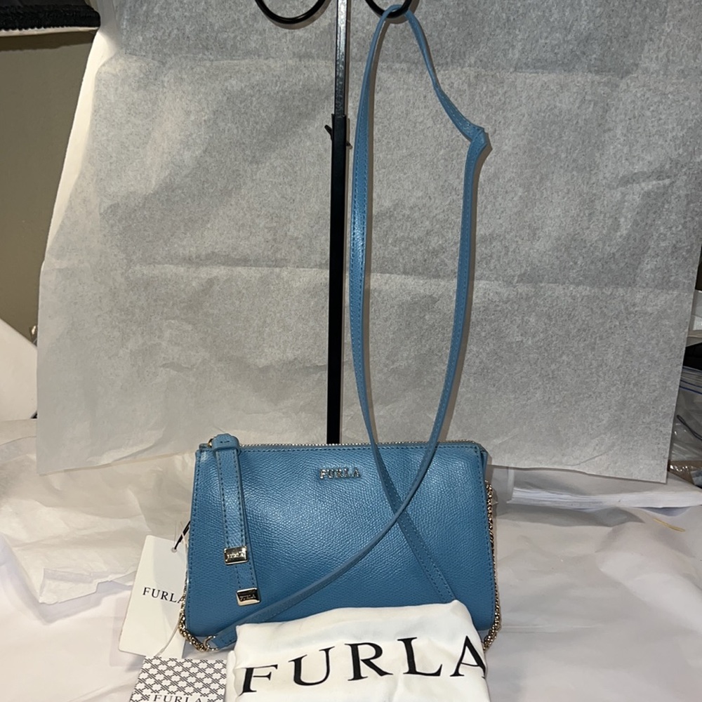 Furla aqua Luna Veronica crossbody bag - Picture 2 of 6